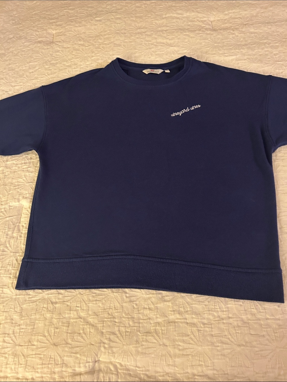 Vineyard Vines Navy Crewneck Sweatshirt Sweatshirt-Sz. M